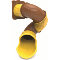 Гірка труба спіральна для ігрового майданчика 200 см